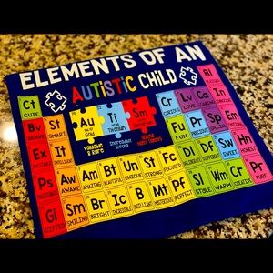 Autism Awareness - Elements of an Autistic Child Tshirt (Multi colors available)